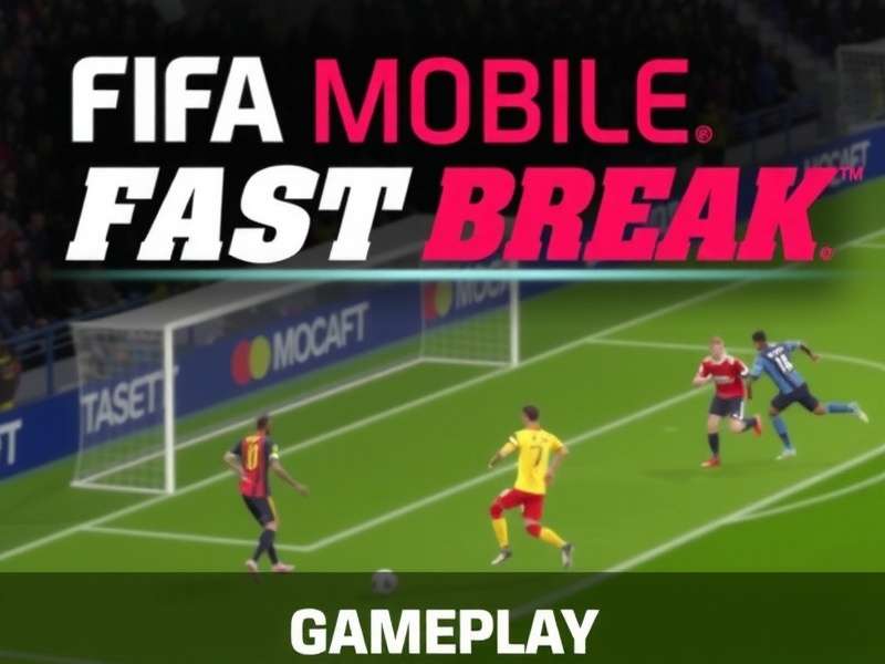 Fast-paced action in FIFA Mobile Fast Break FIFA Mobile Fast Break Gameplay